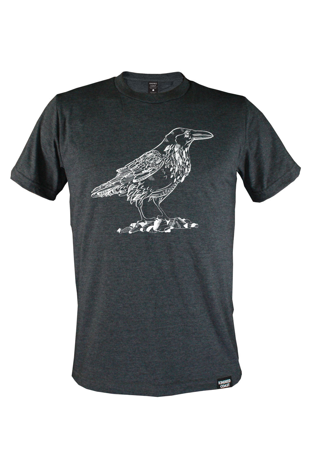 RAVEN - Unisex Eco Tee - Heather Charcoal