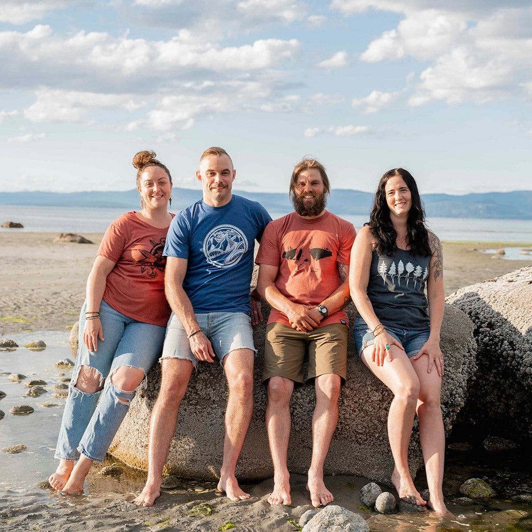 TREELINE - Women's Eco Racerback Tank Top - Charcoal
