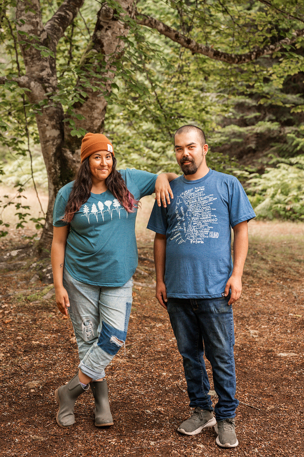 VAN ISLE - Unisex Eco Tee - Heather Blue