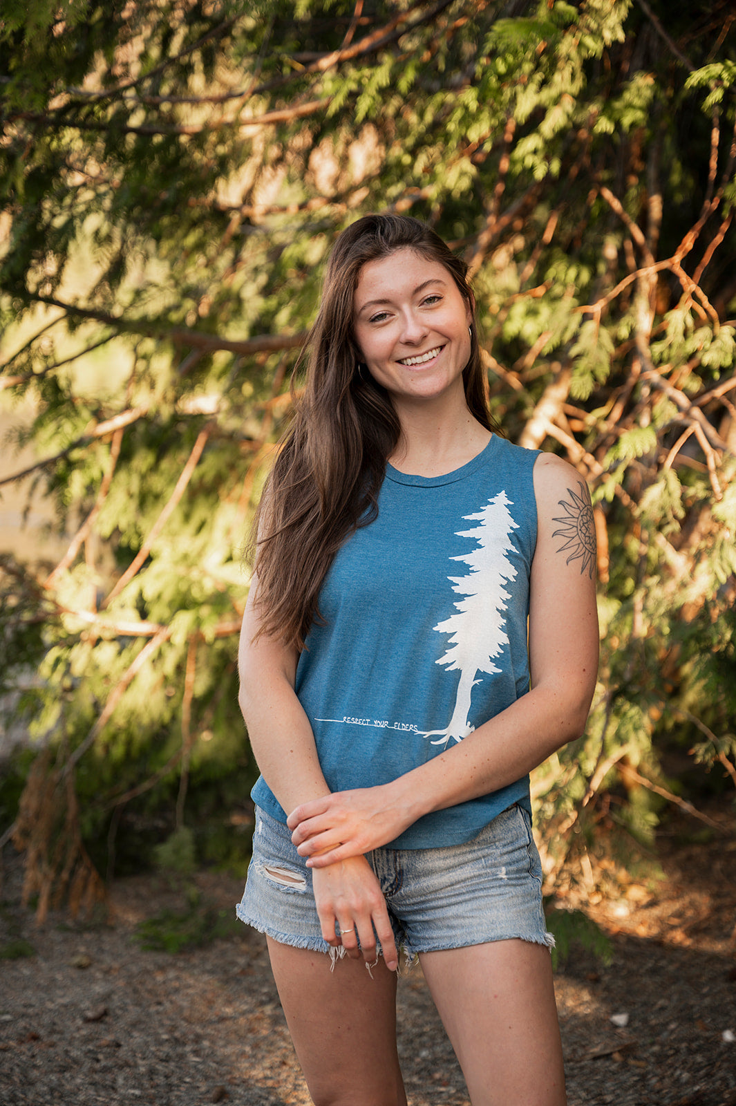 ELDERS- Women's Tank - Heather Teal