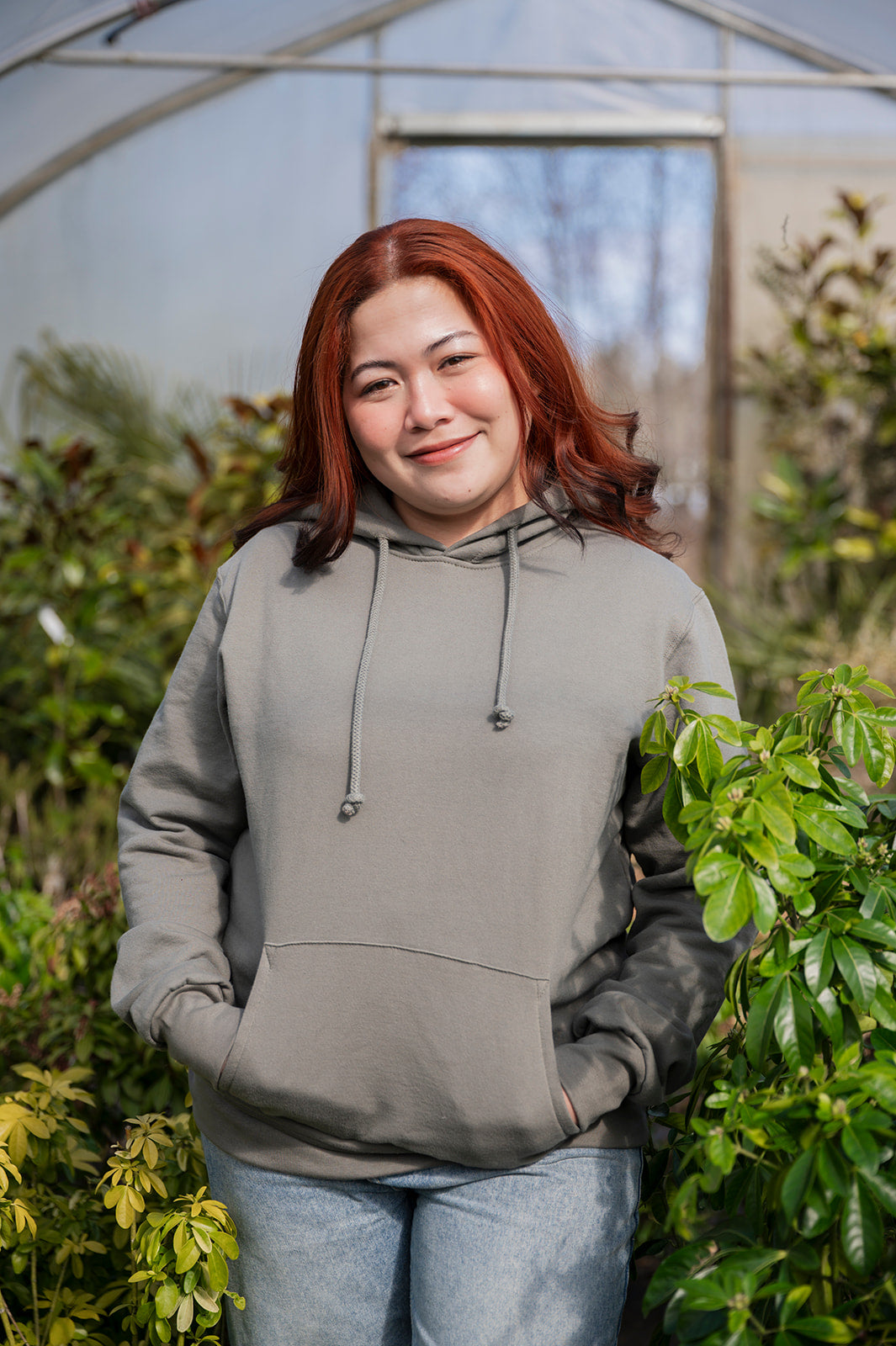 Unisex Organic Cotton Hoodie - Sage