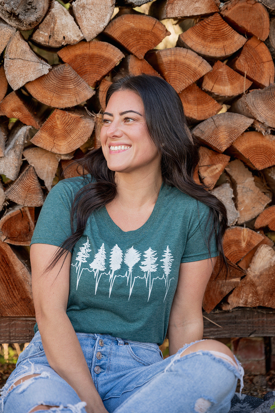 BCEFF TREELINE - Women's Eco Tee