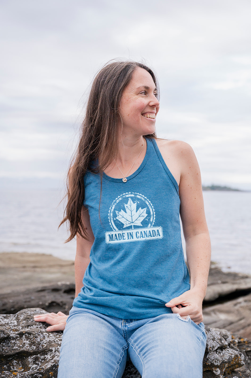 MADE IN CANADA - Women's Eco Tank Top - Teal