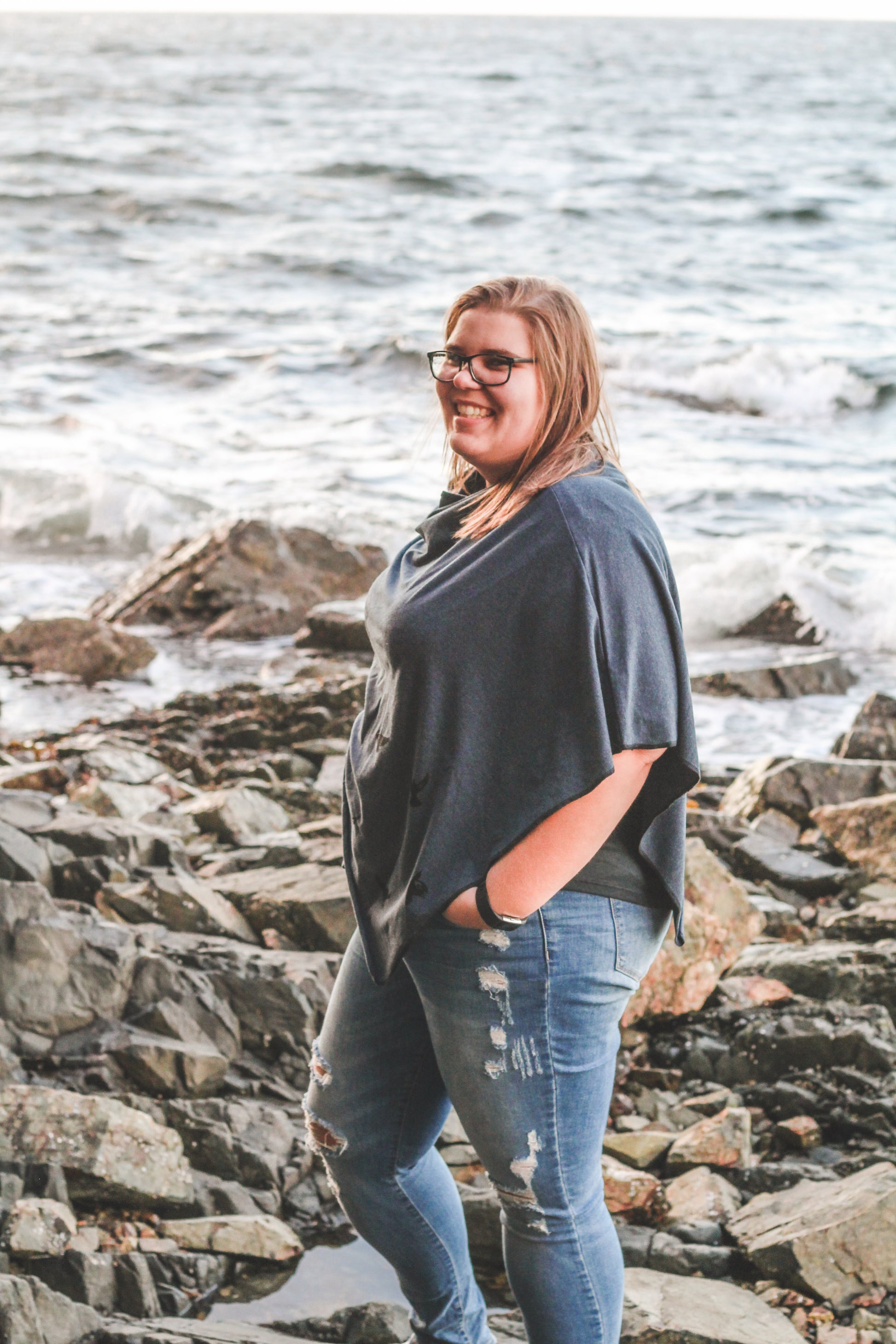 Heather Lake Poncho - 2 Print Options