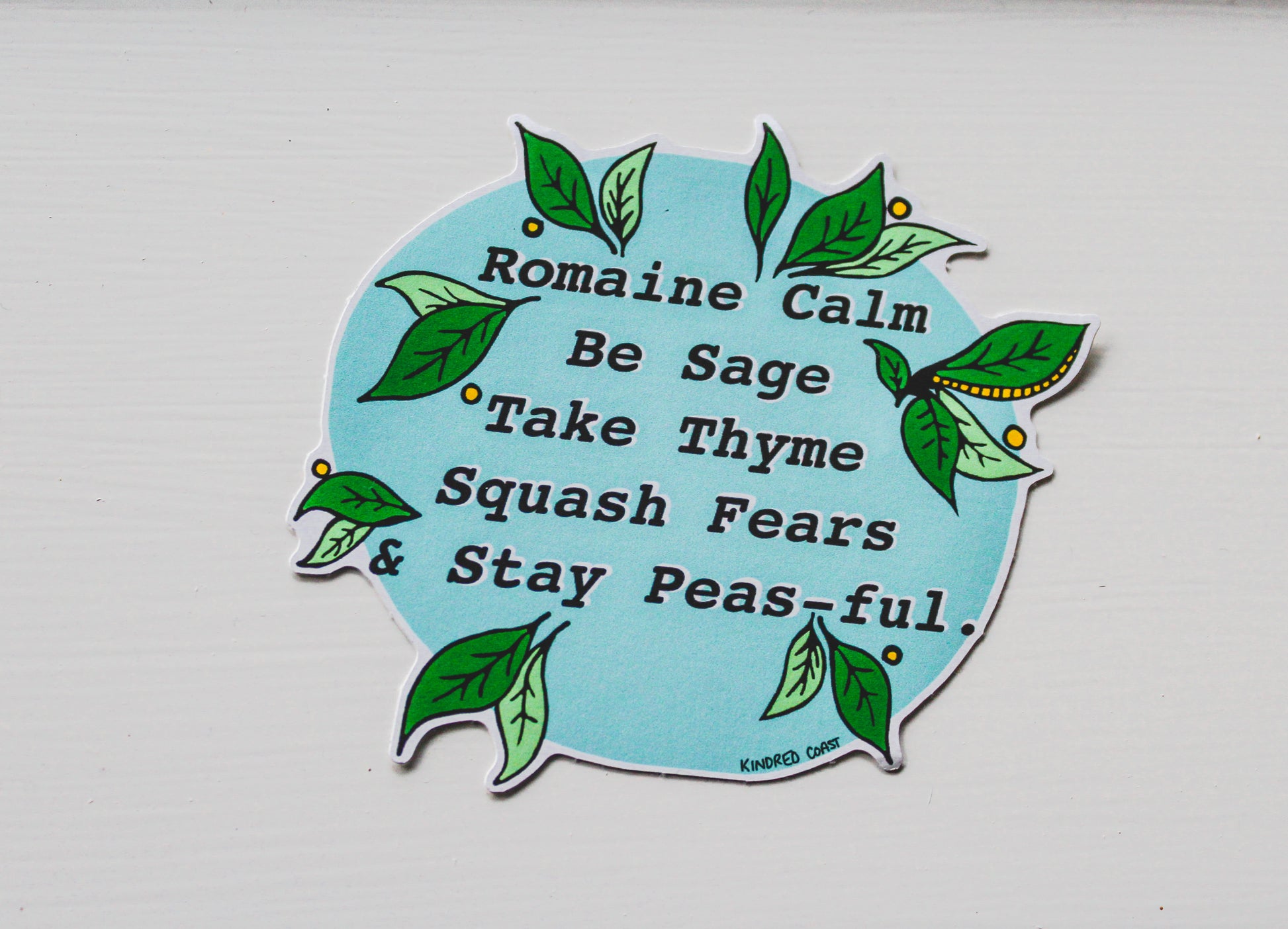VEGGIE WISDOM Sustainable Paper Stickers
