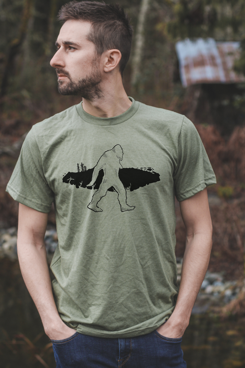 SASQUATCH VI- Unisex Eco Tee - Army