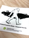 SASQUATCH VAN ISLE Eco Vinyl Stickers