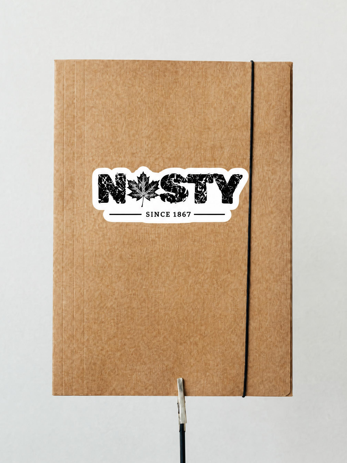 Tod Maffin's Nasty Since 1867 Eco Vinyl Stickers
