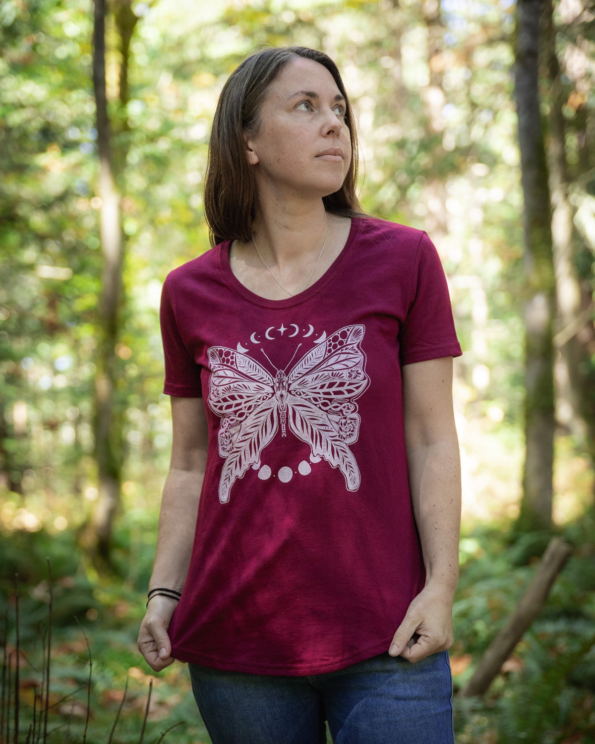 BUTTERFLY - Women's 100% Organic Cotton Tee
