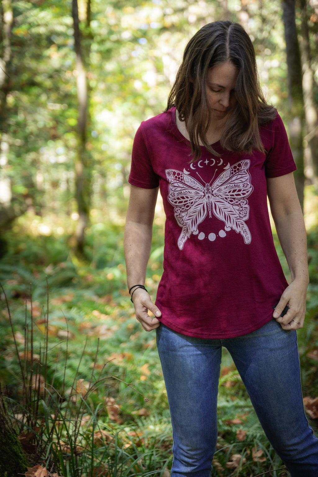 BUTTERFLY - Women's 100% Organic Cotton Tee