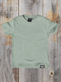 Kids Organic Cotton Tee - Blank Apparel - Seafoam