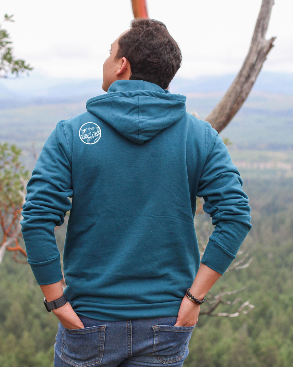 NEW WAVE - Unisex Organic Cotton Hoodie  - Ocean Blue