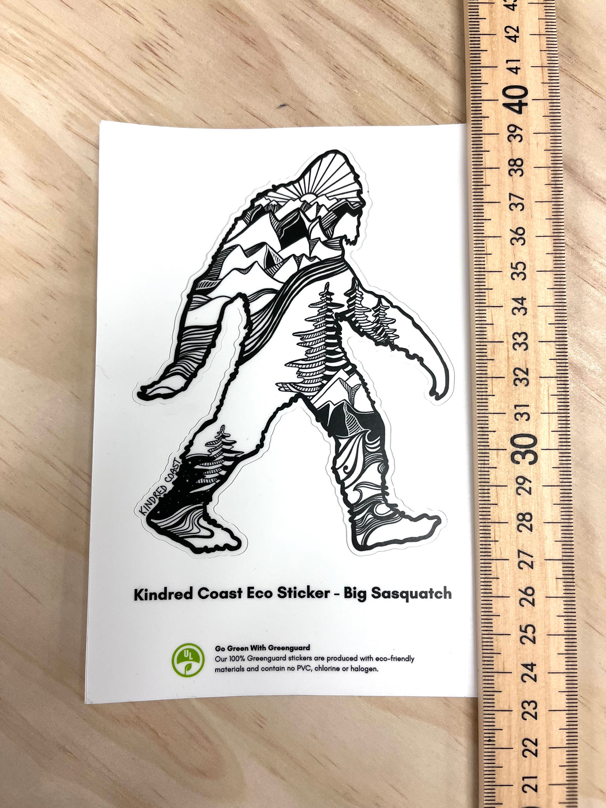 SASQUATCH Eco Vinyl Stickers