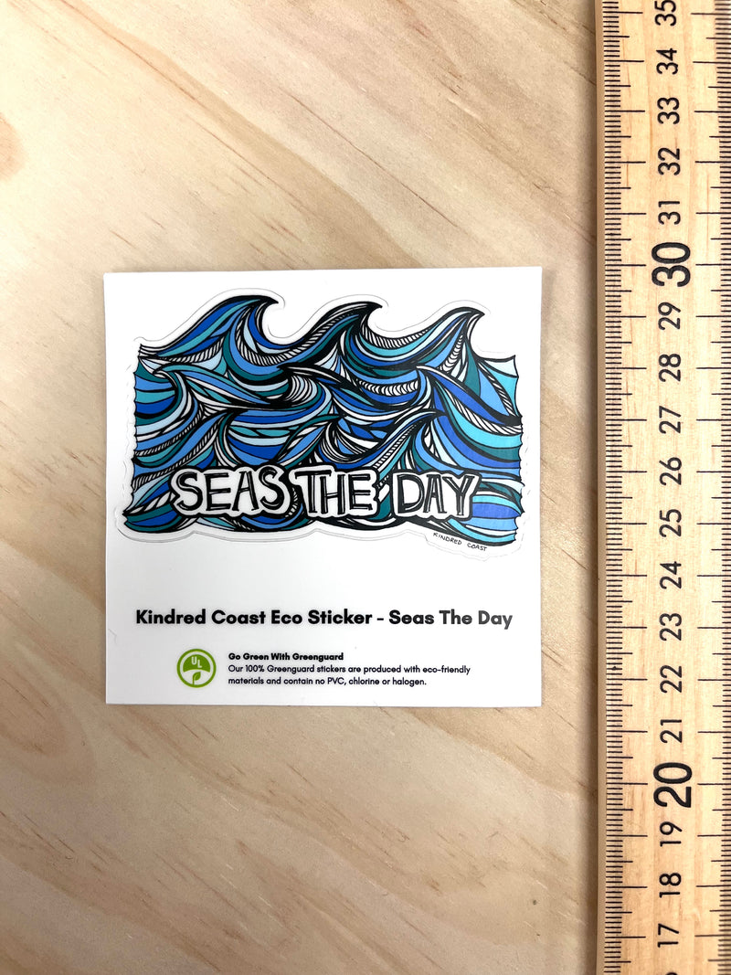 SEAS THE DAY Eco Vinyl Stickers