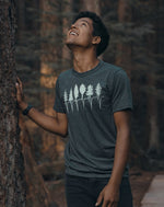 TREELINE - Unisex Eco Tee - Charcoal