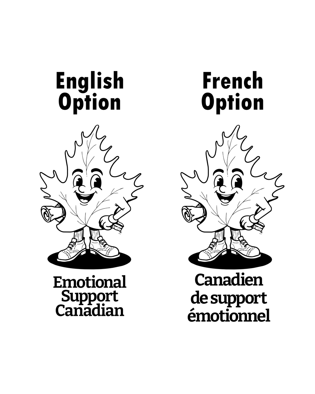 Tod Maffin's Emotional Support Canadian - Unisex Eco Tee - Heather Rust