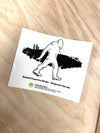 SASQUATCH VAN ISLE Eco Vinyl Stickers
