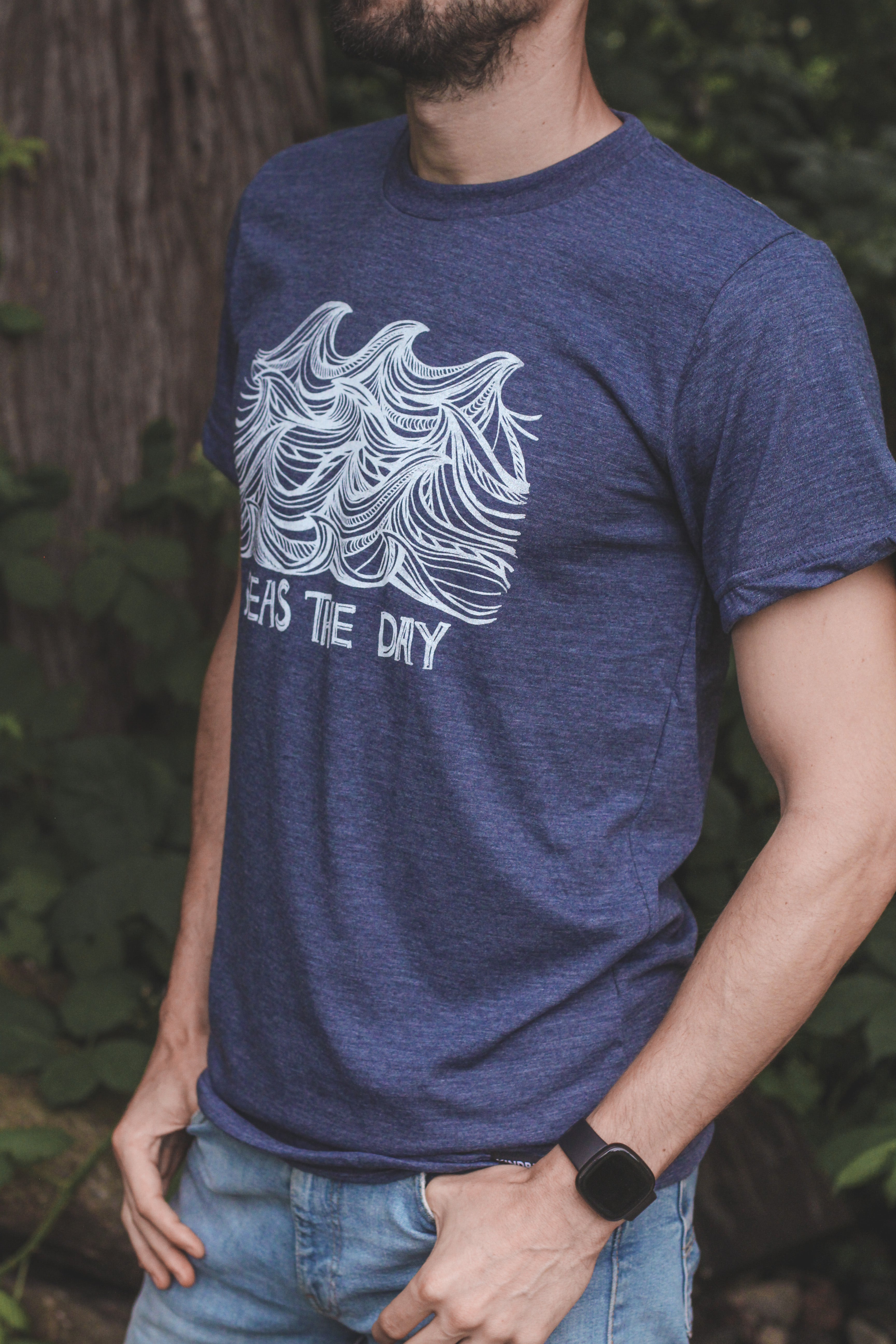 SEAS THE DAY - Unisex Eco Tee – KINDRED COAST