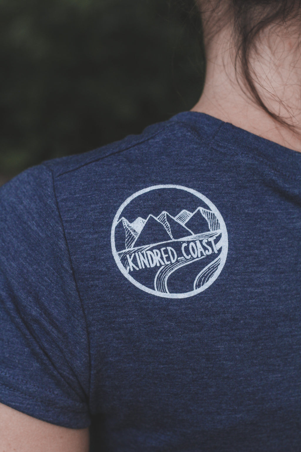 RAVEN - Women's Eco Tee - Heather Charcoal