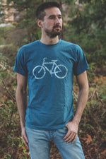 BIKE - Unisex Eco Tee - Heather Teal