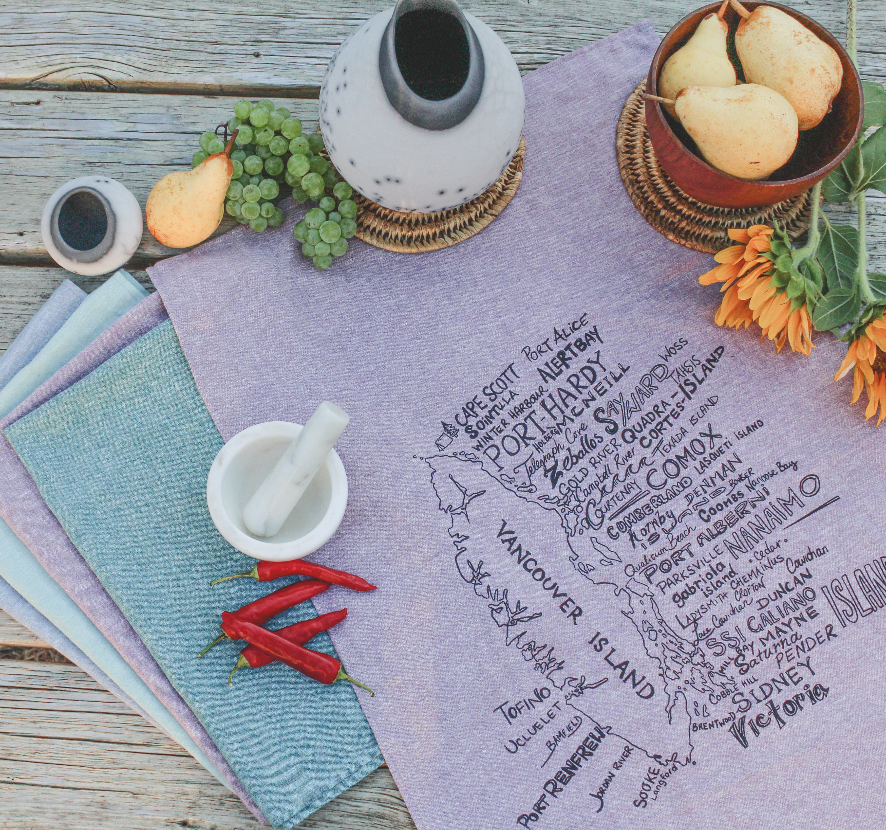 VAN ISLE - Organic Cotton & Hemp Tea Towel – KINDRED COAST