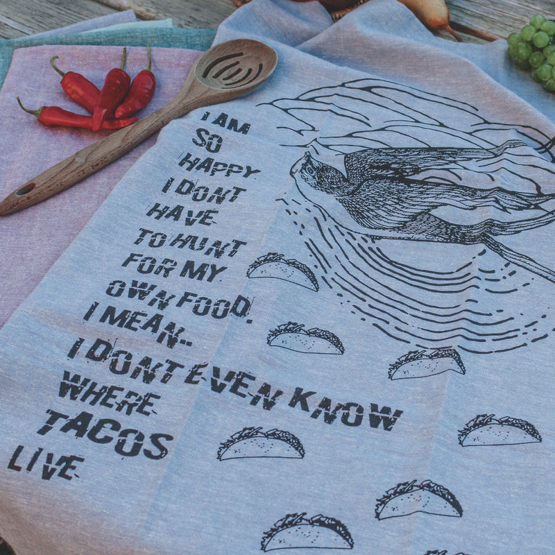 TACOS - Organic Cotton & Hemp Tea Towel