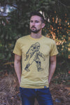 SASQUATCH- Unisex Eco Tee - Yellow SALE