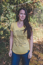 VAN ISLE - Women's Eco Tee - Yellow