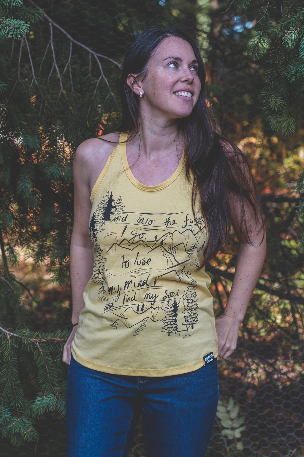 INTO THE FOREST - Women's Eco Tank Top - Yellow