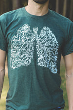 BREATHE - Unisex Eco Tee - Heather Green