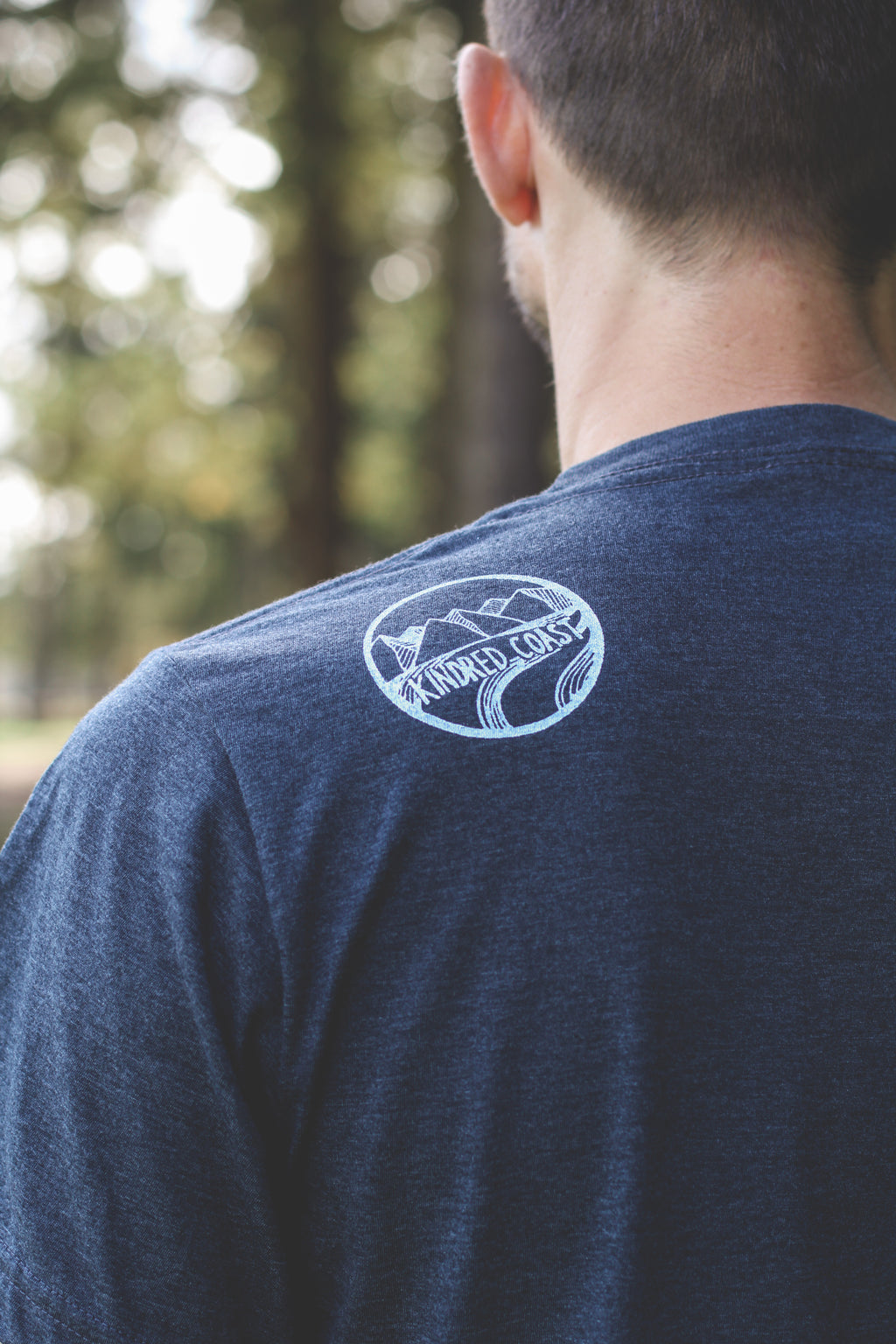 BREATHE - Unisex Eco Tee - Heather Charcoal- SALE