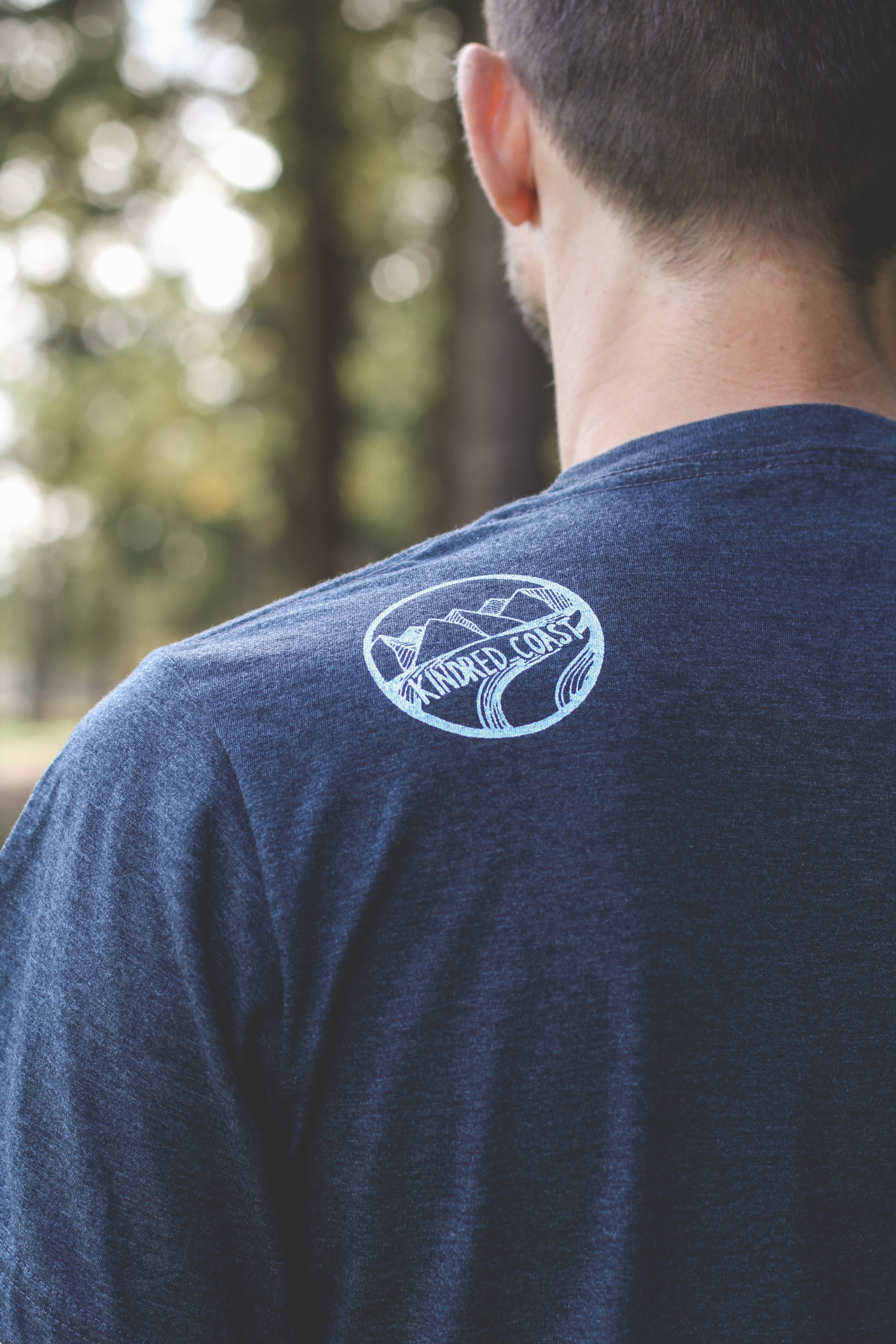 BREATHE - Unisex Eco Tee - Heather Charcoal- SALE