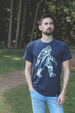 SASQUATCH- Unisex Eco Tee - Heather Charcoal