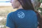 BREATHE - Women's Eco Tee - Heather Green