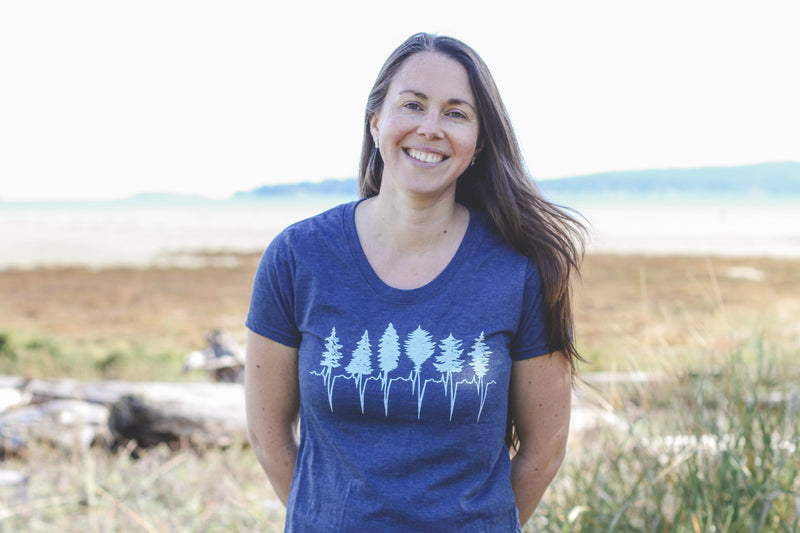 TREELINE - Women's Eco Tee Navy