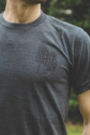 WILD  - Unisex Eco Tee - Heather Charcoal