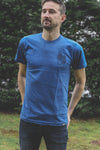 WILD  - Unisex Eco Tee - Heather Blue - SALE