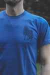 WILD  - Unisex Eco Tee - Heather Blue - SALE