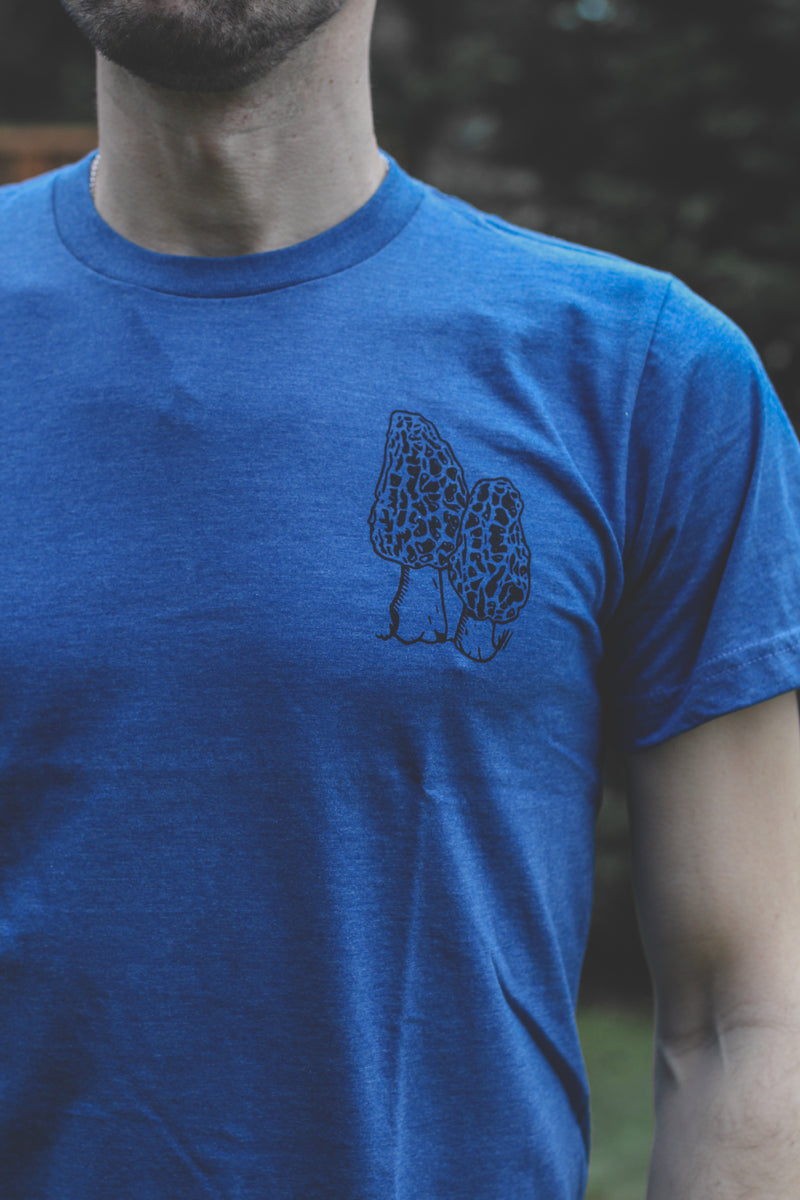 WILD  - Unisex Eco Tee - Heather Blue - SALE