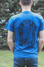 WILD  - Unisex Eco Tee - Heather Blue - SALE
