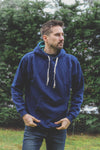 Unisex Drop Shoulder Eco Hoodie - Navy