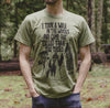 TALL TREES - Unisex Eco Tee - Heather Army Green