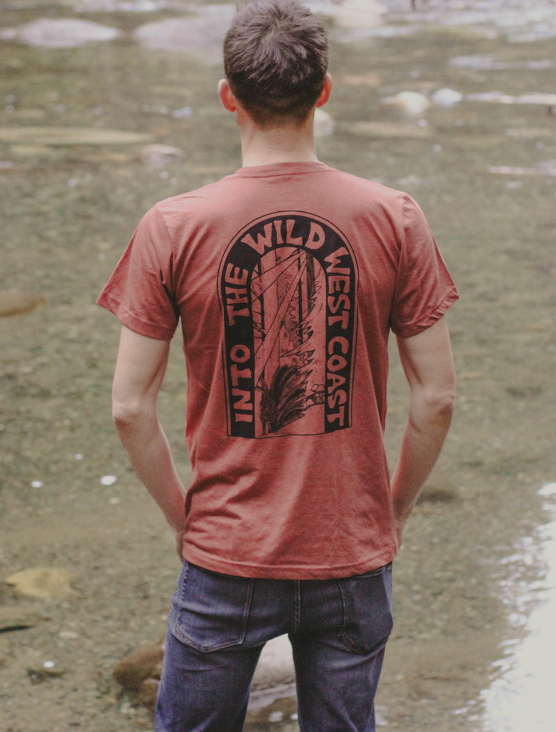 WILD  - Unisex Eco Tee - Rust