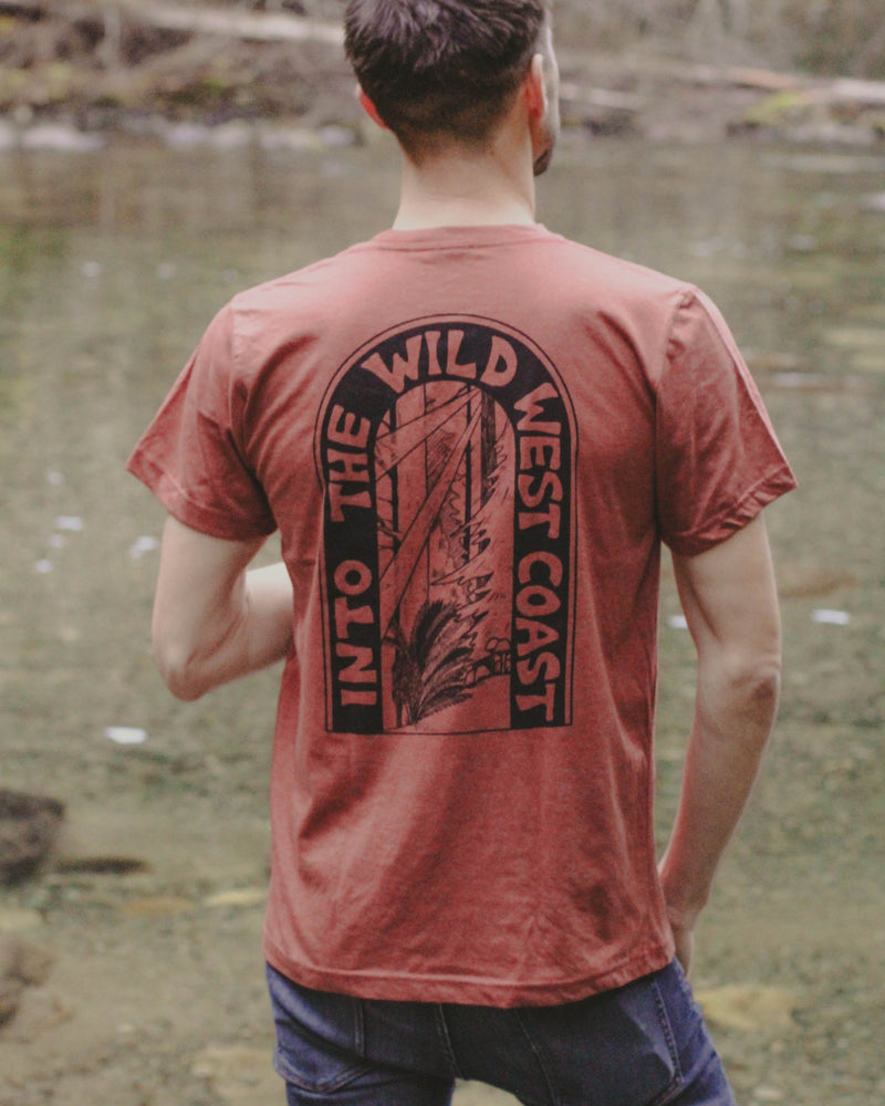 WILD  - Unisex Eco Tee - Rust