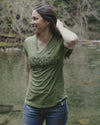 MOUNTAIN ROOTS - Womens Eco Tee
