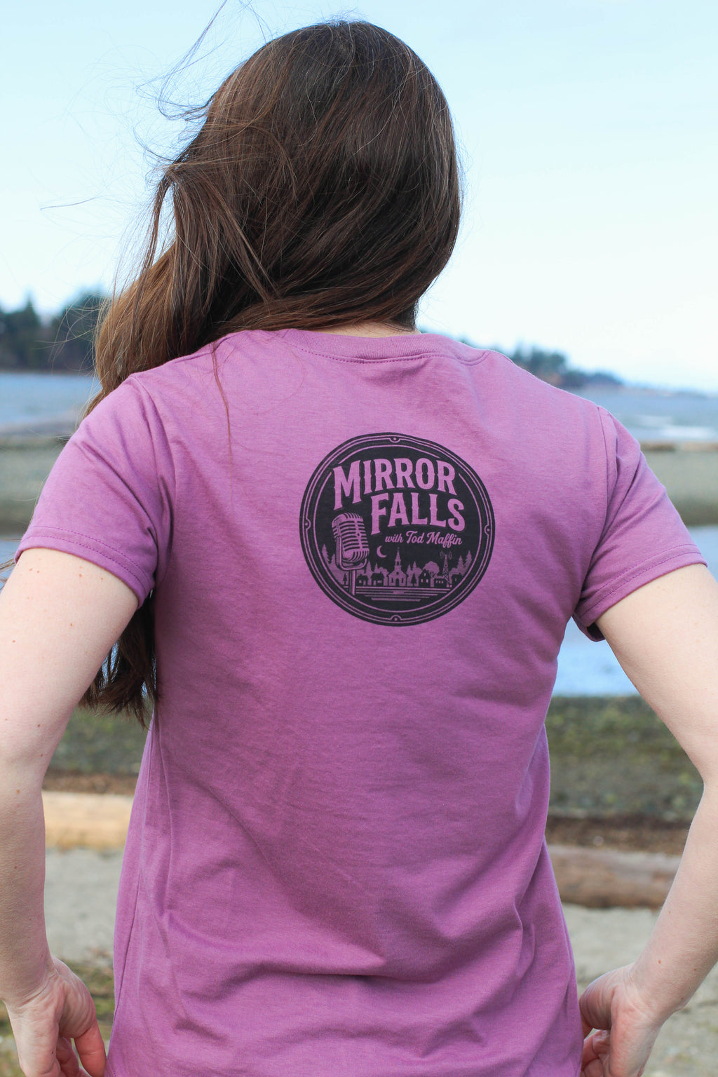 Tod Maffin's Mirror Falls - Women's Eco Tee - Lilac