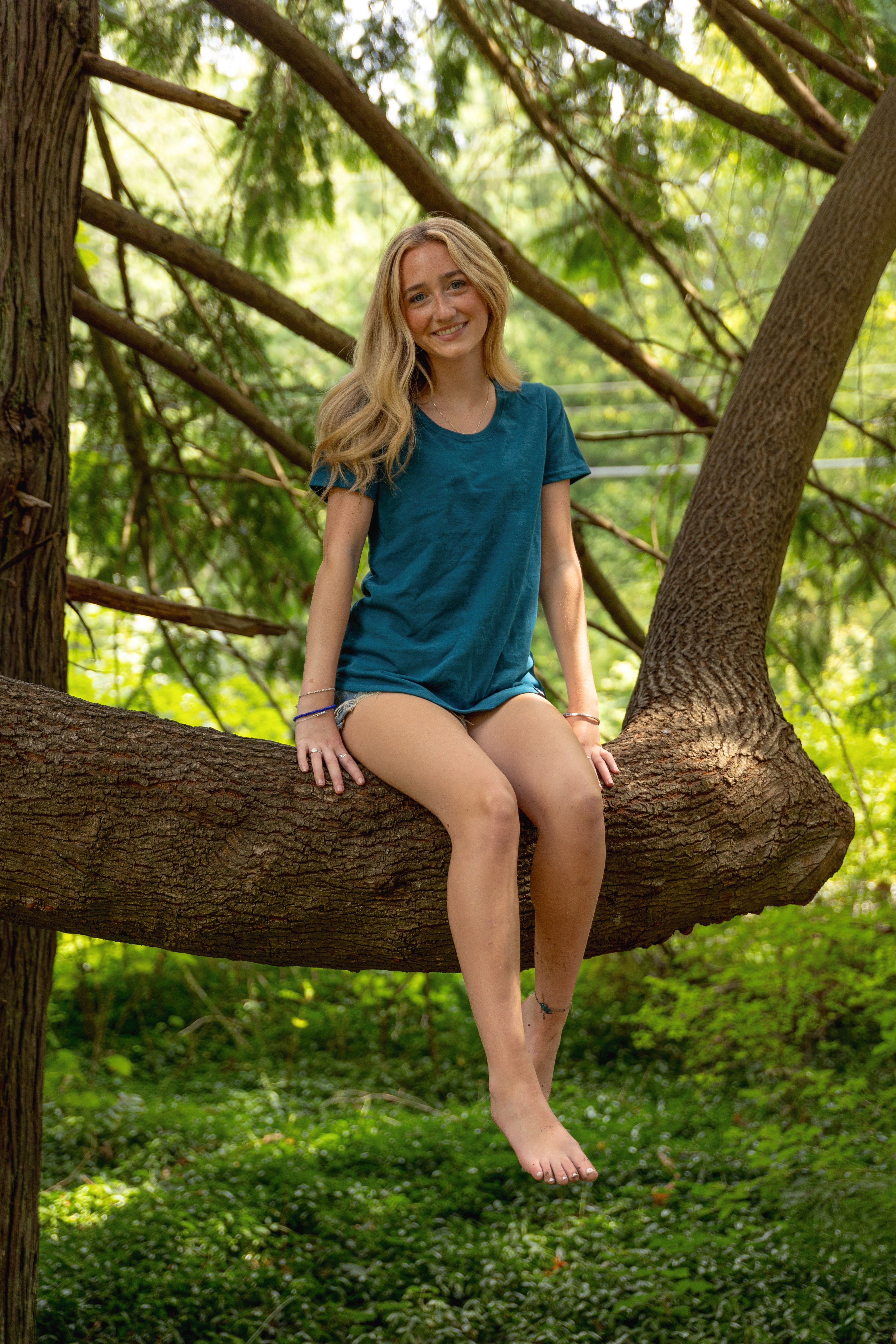 Women's 100% Organic Cotton Tee - Blank Apparel - Ocean