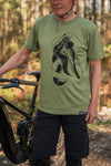 BIG KELP - Unisex Eco Tee - Heather Army Green - SALE