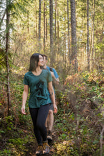 BIG KELP - Women's Eco Tee - Heather Green - SALE