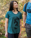 BIG KELP - Women's Eco Tee - Heather Green